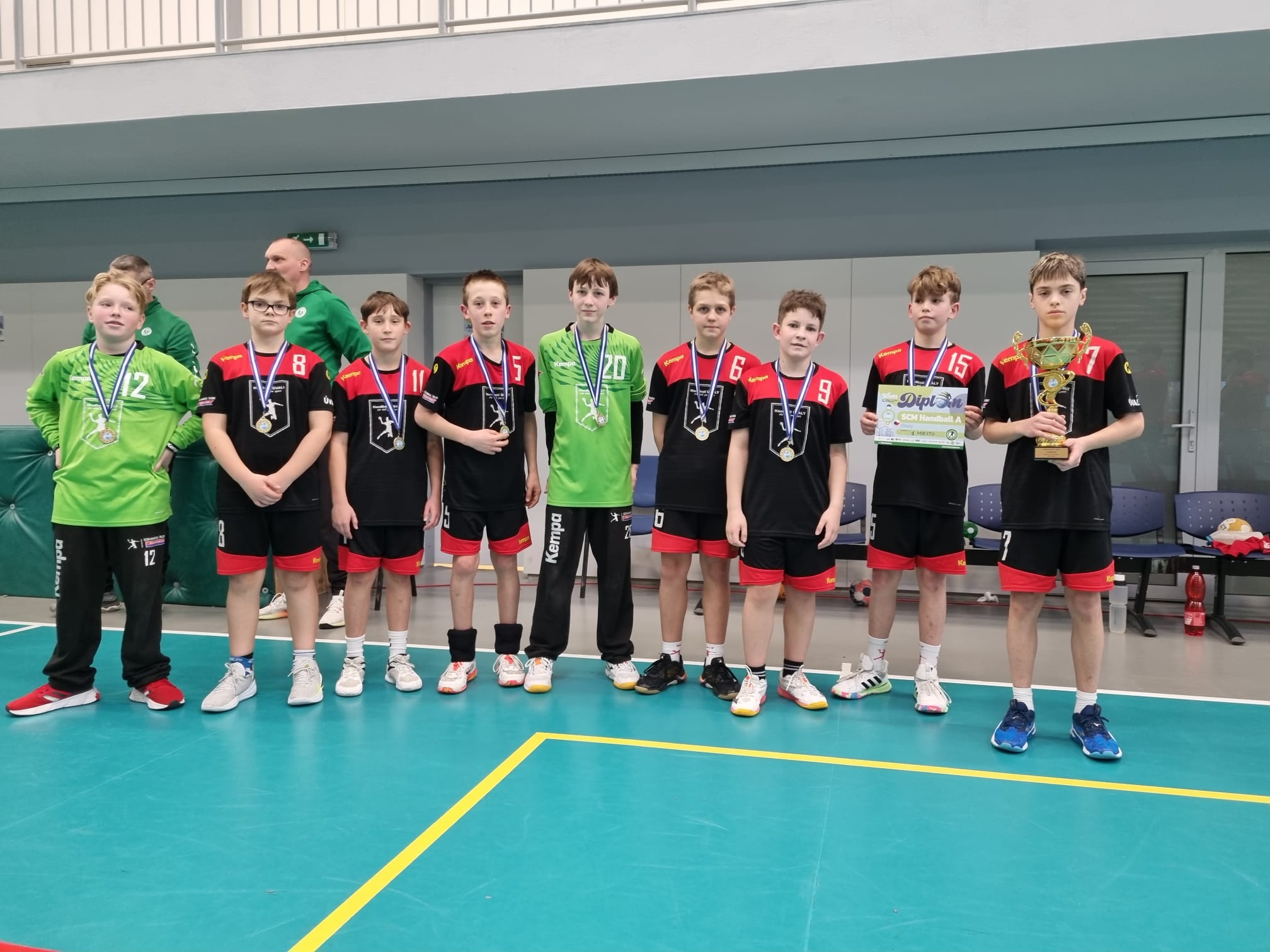 Fotka ke článku Mladší žáci ovládli bez ztráty bodu mezinárodní turnaj ve Stupavě