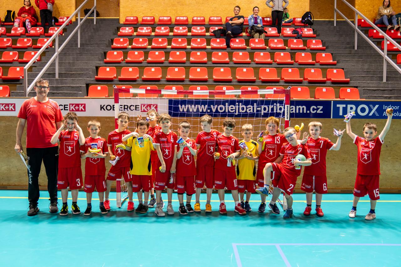 Fotka ke článku Přípravka zvládla náročný turnaj ve vysokém tempu